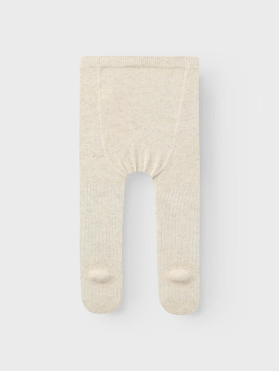 Name it Cream Knit Tights - Baby Girl