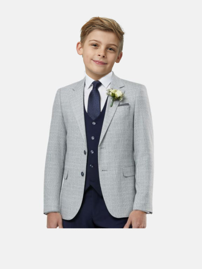 Benetti Boys PHILIP SILVER GREY Smart Formal Jacket