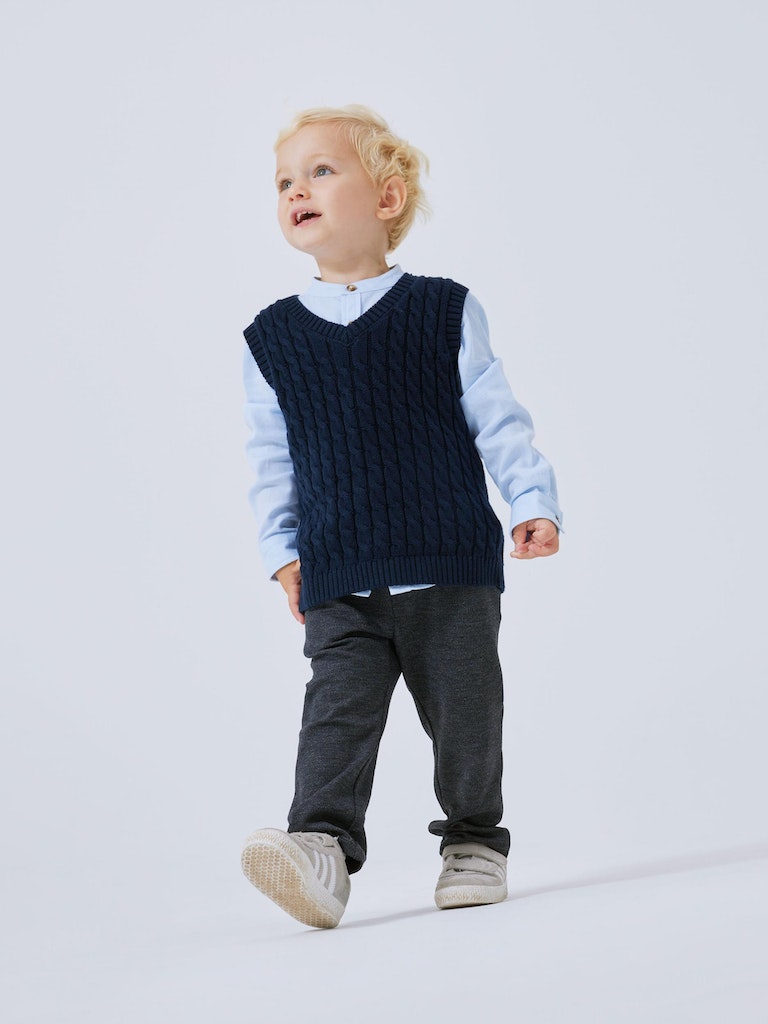 Name it Boys Knitted Sleeveless Pullover – Hopscotch Kids Store