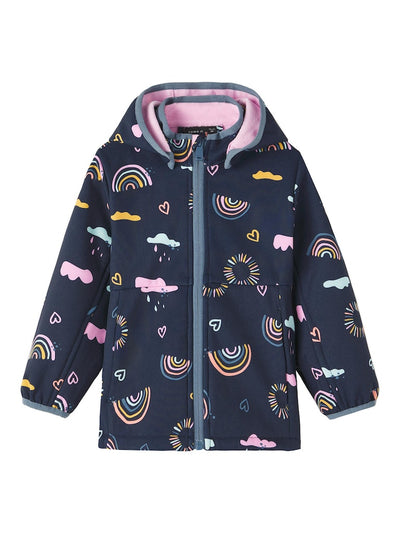 Name it Toddler Girls Rainbow Waterproof Jacket