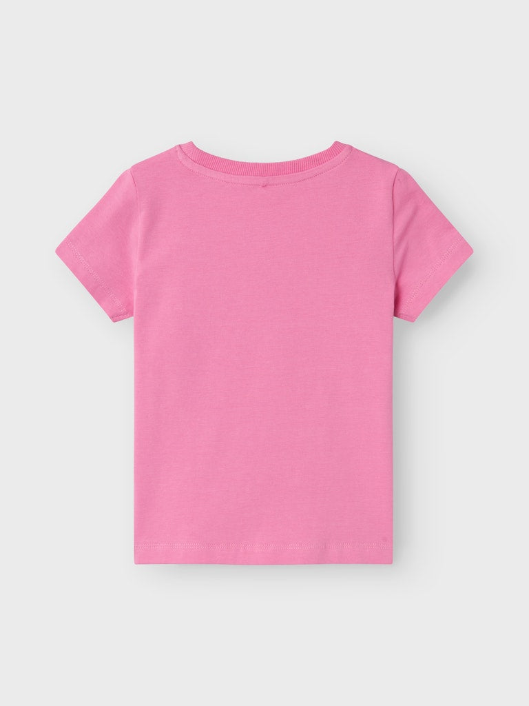 Name It Mini Girl Sequin T-Shirt - Pink/Navy