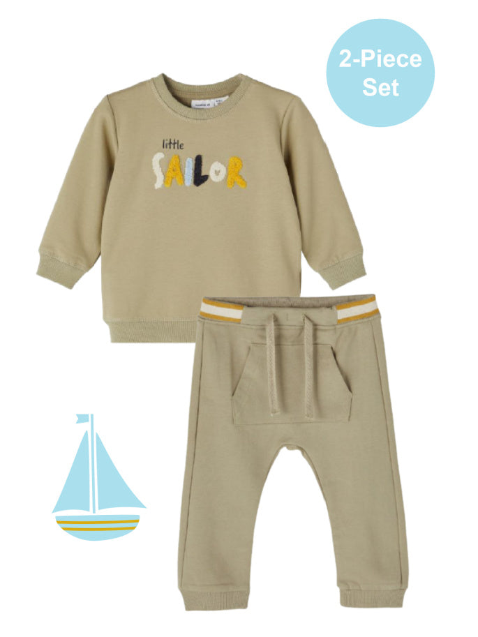 Name it Baby Boy 2-Piece Sweat Top and Pants Set