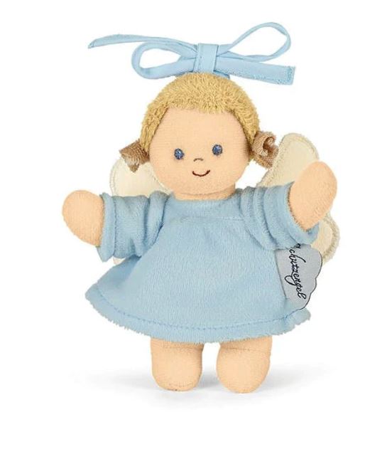 Guardian Angel Hanging Soft Toy in Gift Box Blue Hopscotch Kids Store