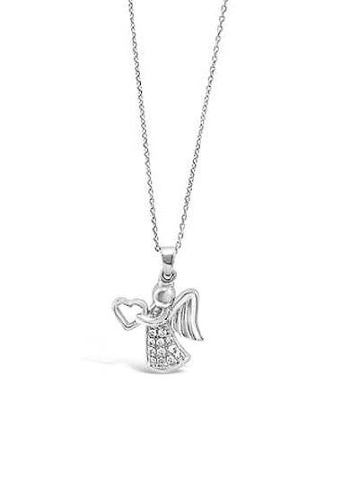 Absolute Kids Sterling Silver Angel Pendant and Chain - HCP214