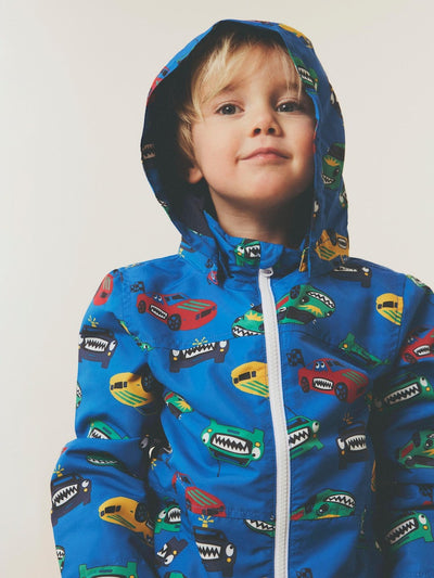 Name it boys spring jacket with colourful cars print