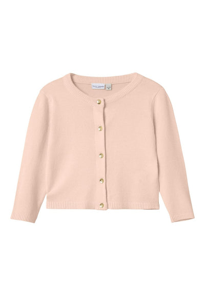 Name it Mini Girls Short Knit Cardigan - Cream