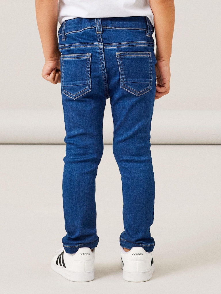 Name it Pull-Up Dark Denim Sweat Jeans