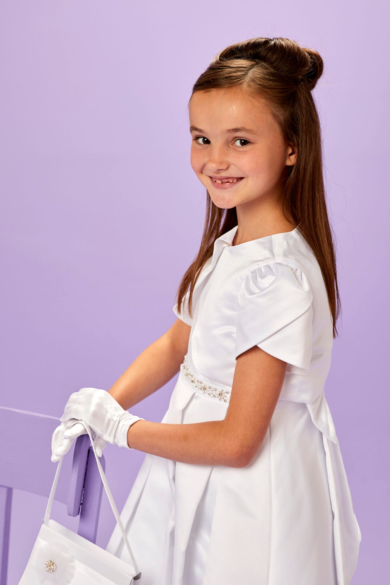 Girls Communion Bolero Jacket MOLLY by Peridot – Hopscotch Kids Store