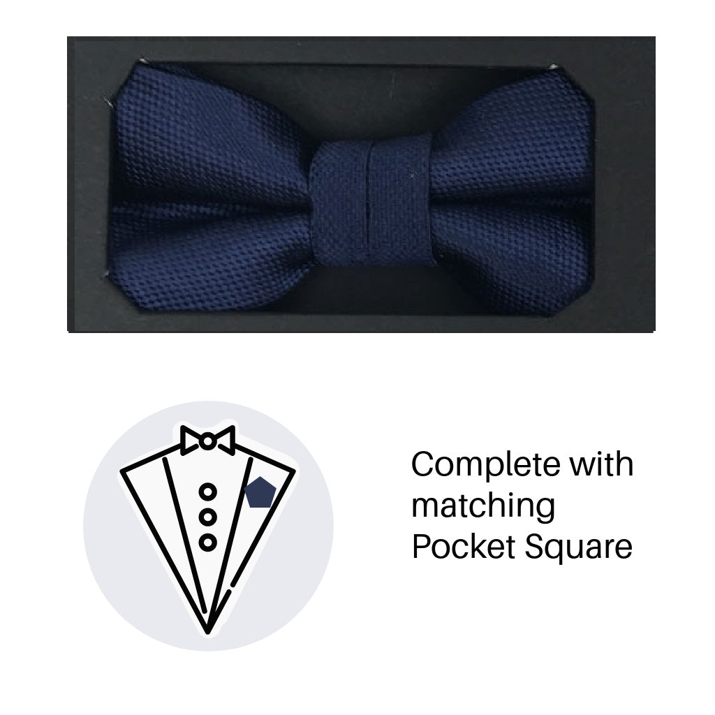 Zazzi Boys Bow Tie & Pocket Square 4641-1