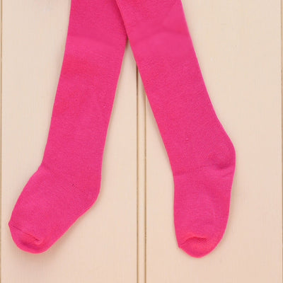 PEX Girls Deep Pink Knit Tights
