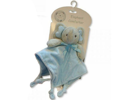Snuggle Baby Blue Elephant Comforter