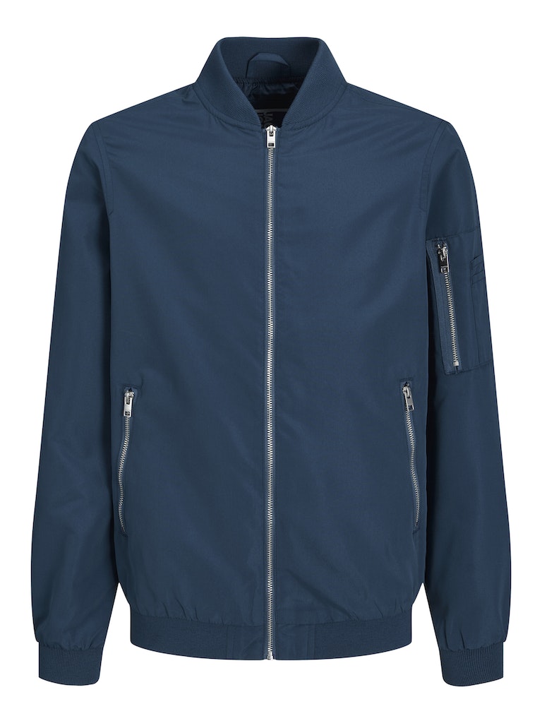 Jack & Jones Boys Blue Bomber Jacket