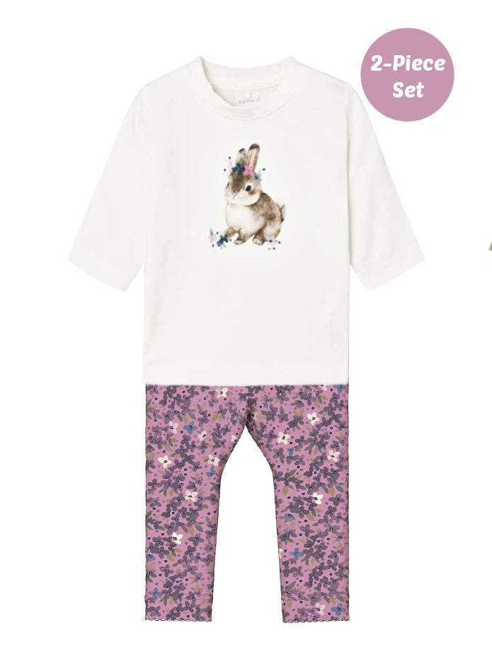 Name it Baby Girls 2-Piece Bunny Set