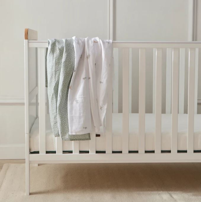 4-Pack Muslin Swaddles - Safari Collection
