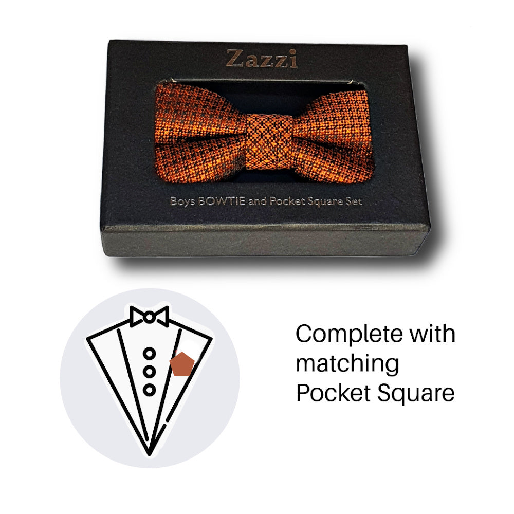 Boys Bow Tie & Pocket Square 4636-2