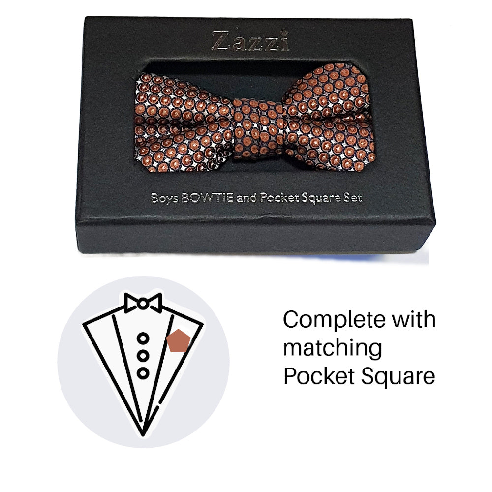 Boys Bow Tie & Pocket Square  4633-1