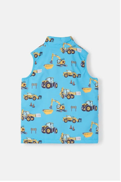 Lighthouse Boys Waterproff Alex Gilet - JCB Light Blue