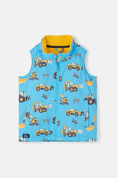 Lighthouse Boys Waterproff Alex Gilet - JCB Light Blue