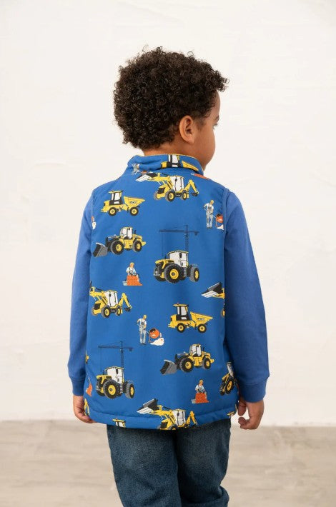 Lighthouse Boys Waterproof Alex Gilet - JCB Blue