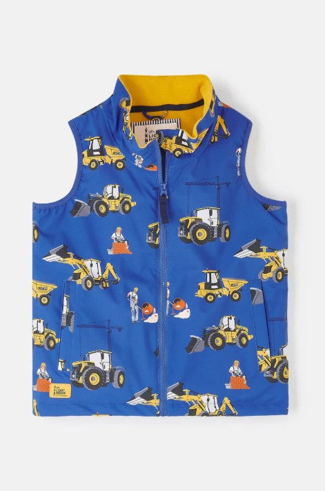 Lighthouse Boys Waterproof Alex Gilet - JCB Blue