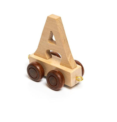 Wooden Train Track Letters