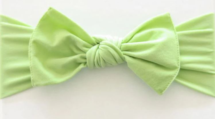 Little Bow Pip Apple Green Pippa Bow Hairband
