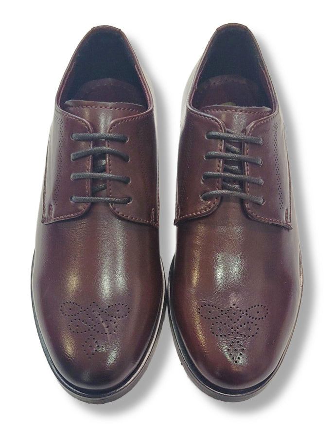 Boys Benetti CONOR Burgundy Communion Shoes