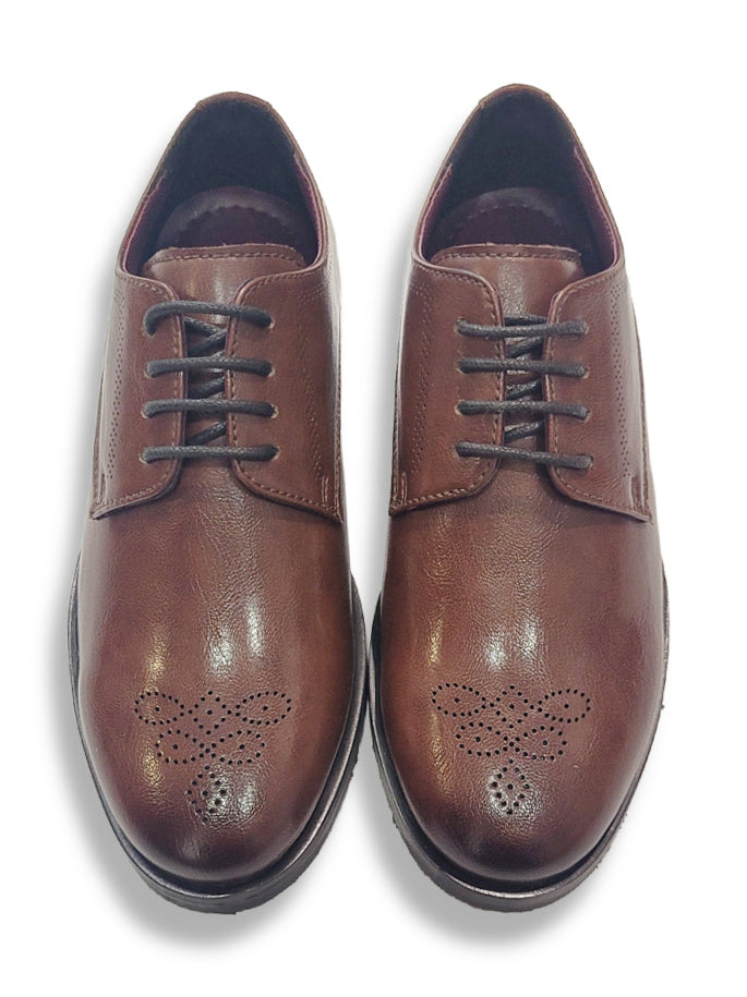 Boys Benetti CONOR Tan Communion Shoes