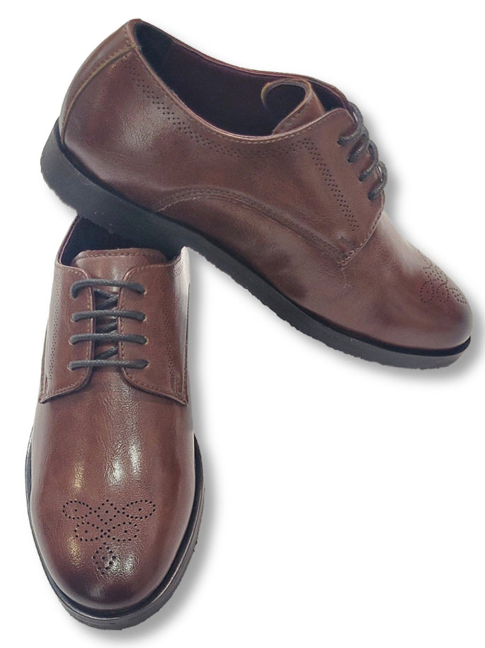 Boys Benetti CONOR Tan Communion Shoes