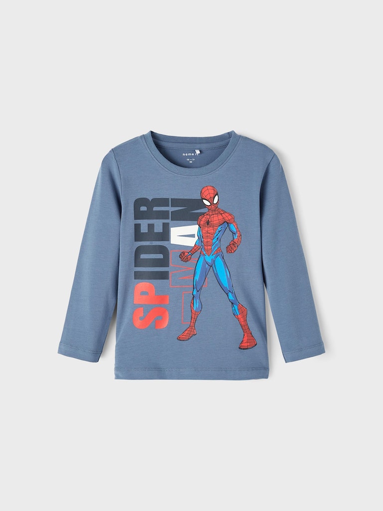 Boys Spiderman Long-Sleeved Top