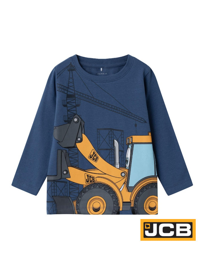Name It Boys JCB Tractor Long Sleeved Top