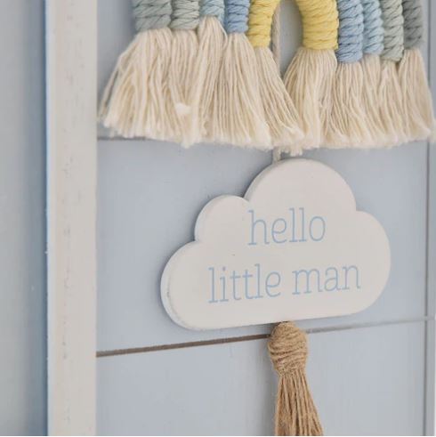 Baby Boy Photo Frame - Hello Little Man