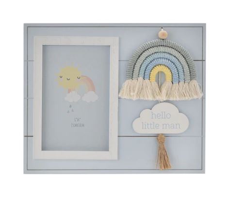 Baby Boy Photo Frame - Hello Little Man