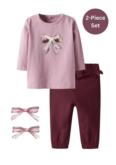 Name it Baby Girls 2-Piece Set - Beautiful Bows