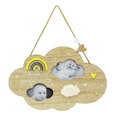 Cloud Hanging Photo Frame - Welcome To The World Little One