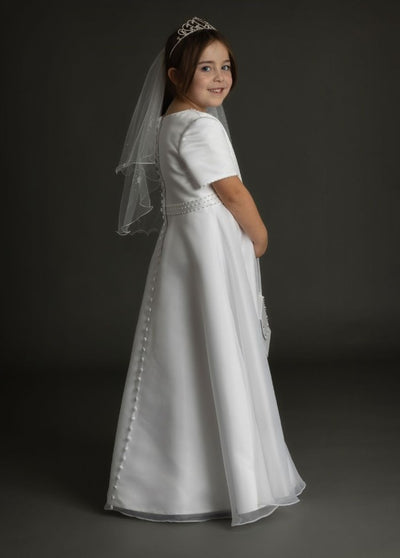 Girls Communion Dress Style D018 Little People