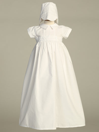 Boy's White Christening Robe with Detachable Gown - Dominic