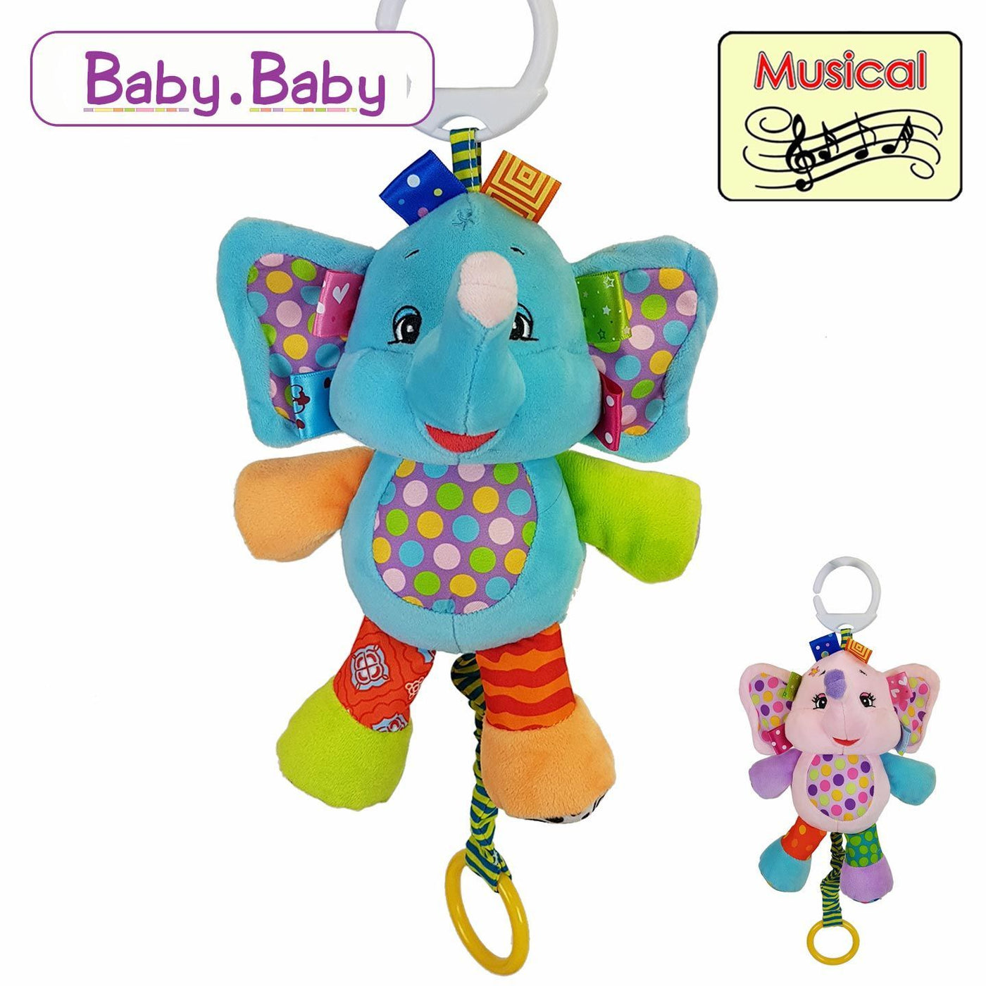 Musical Elephant Plush Toy