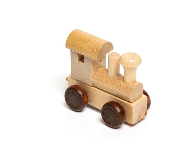Wooden Train for Train Track Letters