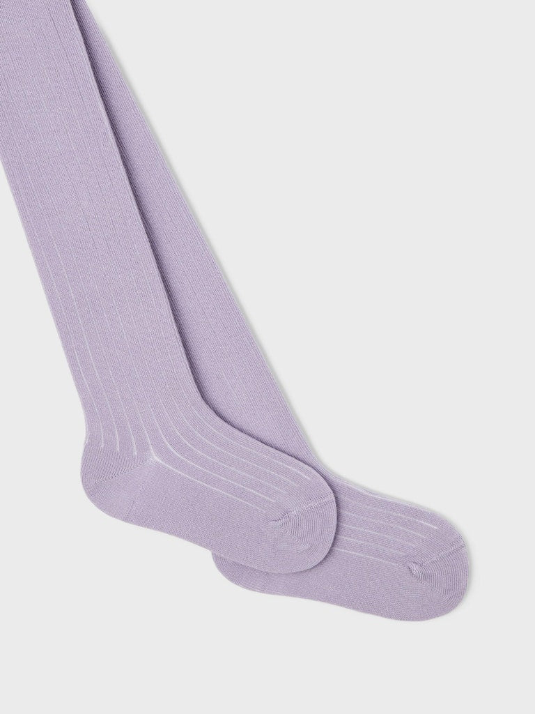 Name It Toddler Girls Ribbed Knitted Tights - Lavender