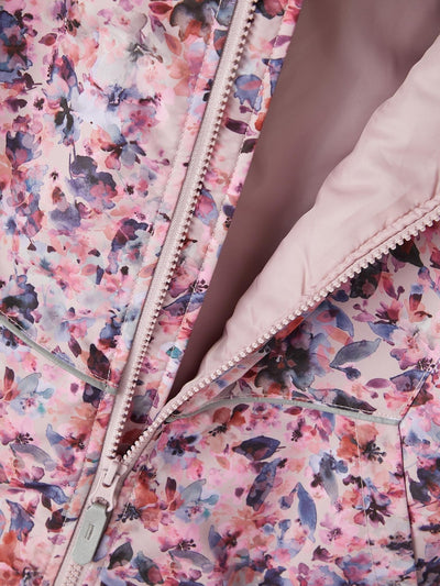 Name it Girls Floral Pink Padded Winter Jacket