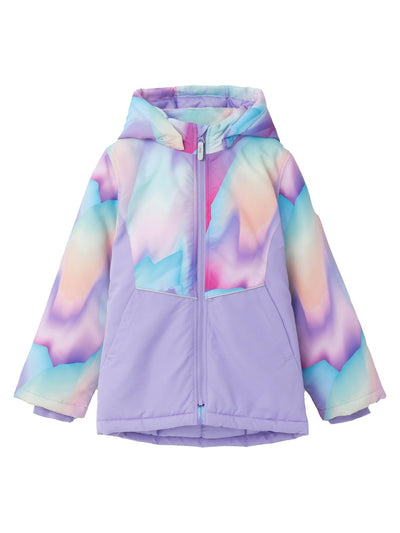 Name it Girls Winter Padded Jacket in Pretty Pastels