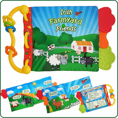 Irish Farmyard Friends Crinkle Fabric Book