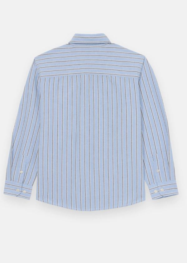 Jack & Jones Boys Oxford Shirt - Cashmere Blue Stripe