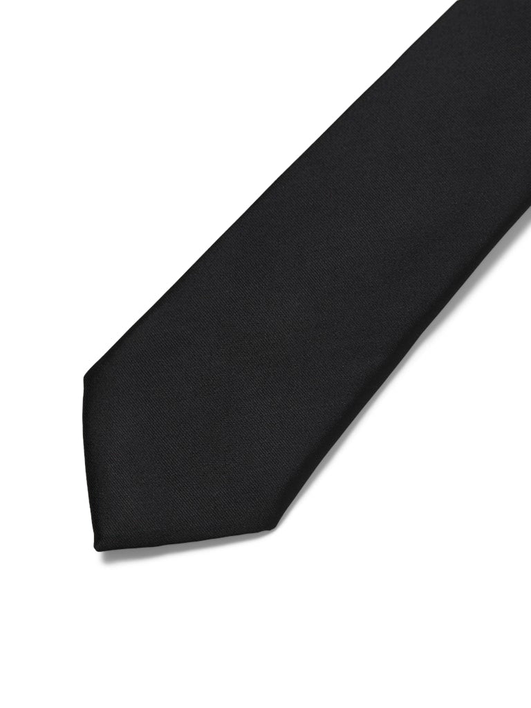 Jack Jones Boys Solid Black Tie