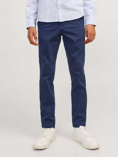 Jack & Jones Boys Smart Chino Navy Trousers