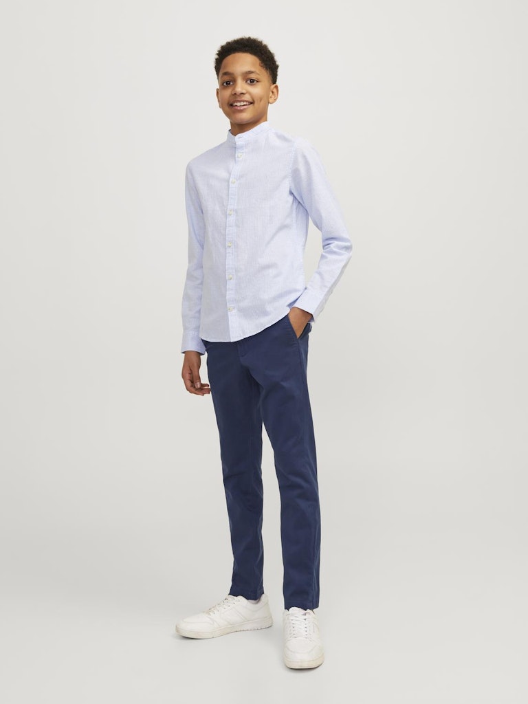 Jack & Jones Boys Smart Chino Navy Trousers