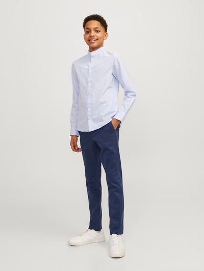 Jack & Jones Boys Smart Chino Navy Trousers