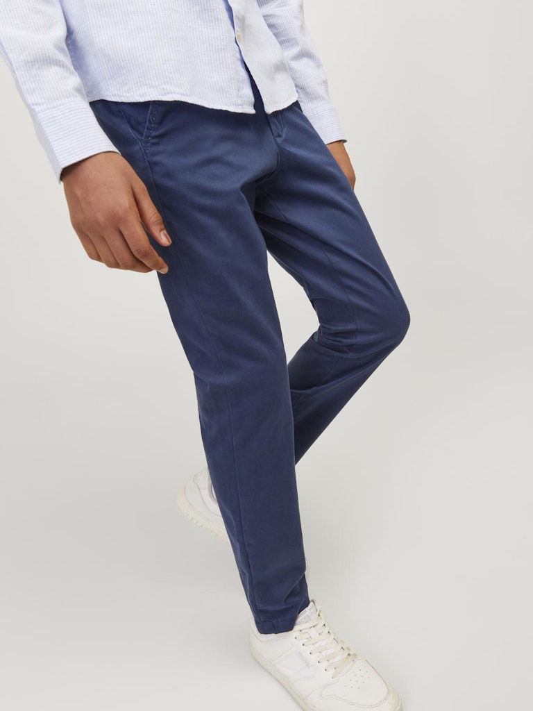 Jack & Jones Boys Smart Chino Navy Trousers