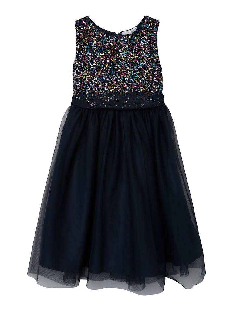 Name it Girls Colourful Sequin Dress